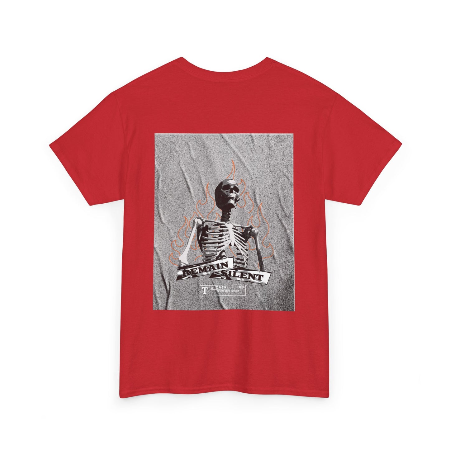 Remain Silent Tee Trap World Logo
