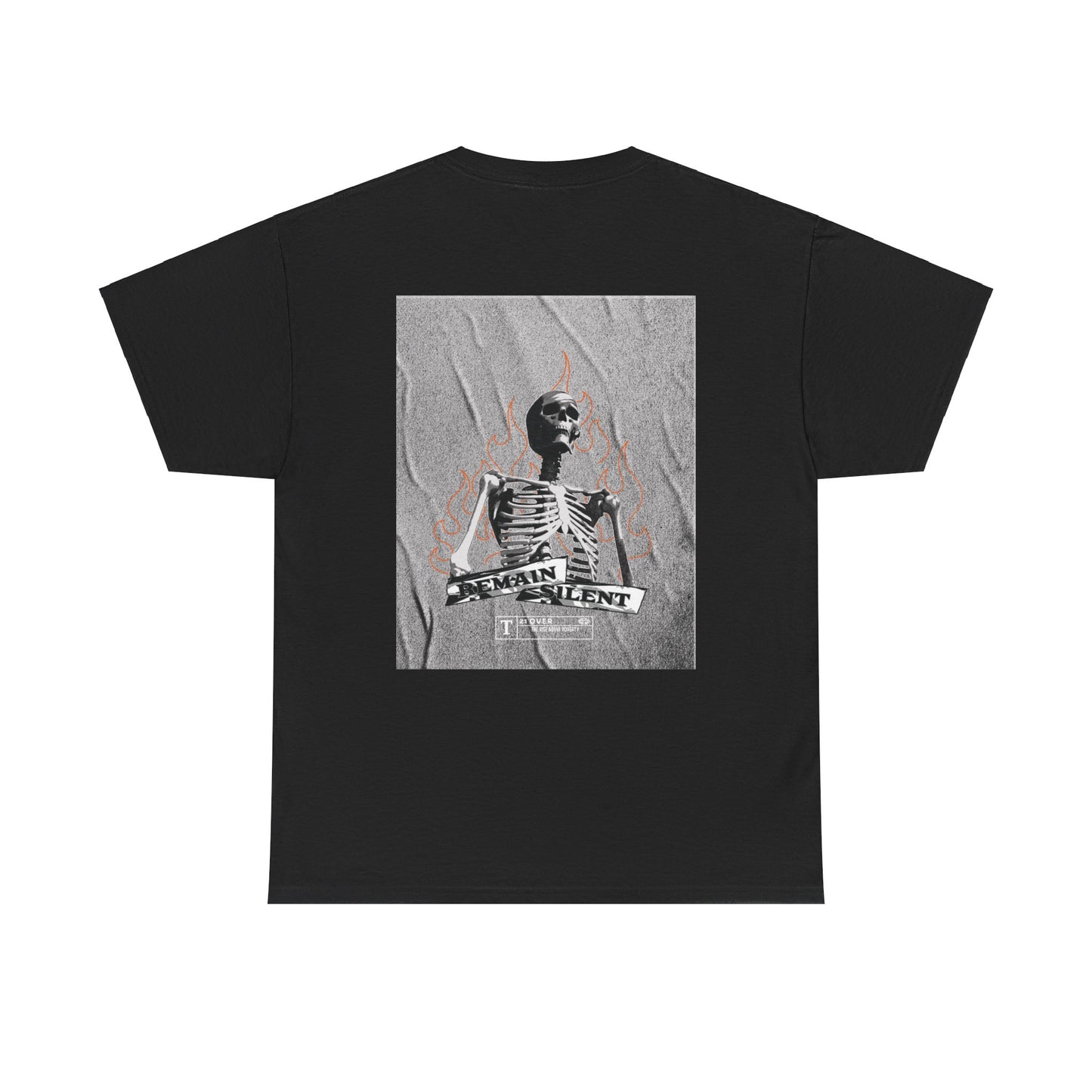 Remain Silent Tee Trap World Logo
