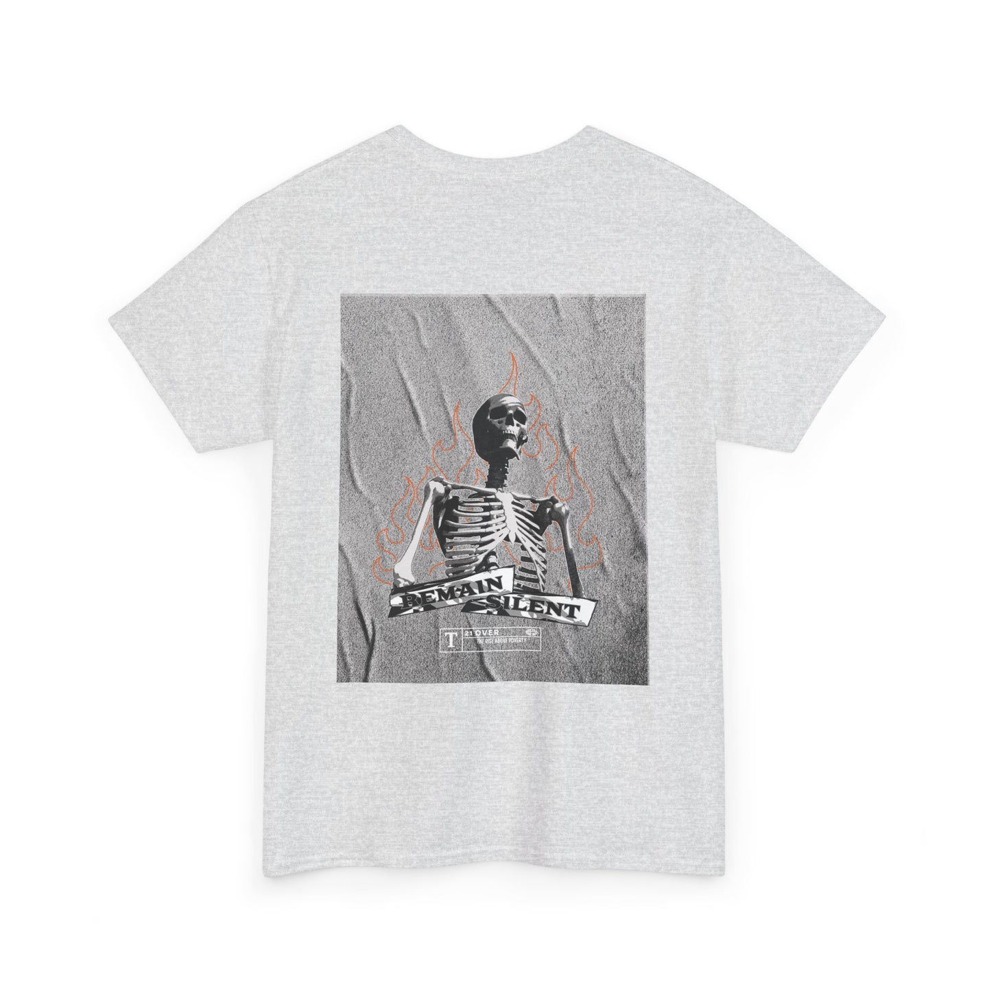 Remain Silent Tee Trap World Logo