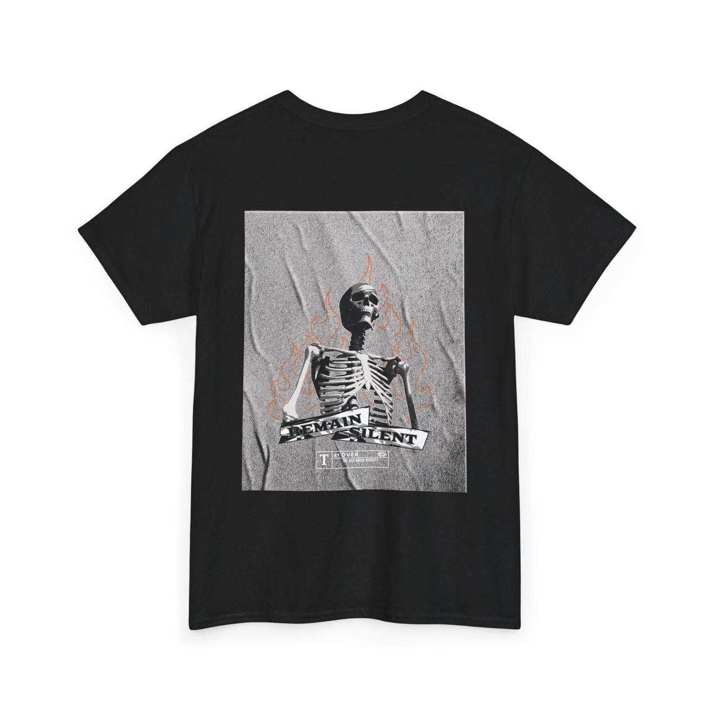 Remain Silent Tee Trap World Logo